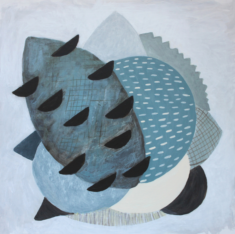 Oakenfull Judy_Talking with Banksia's_30x30cms_2017