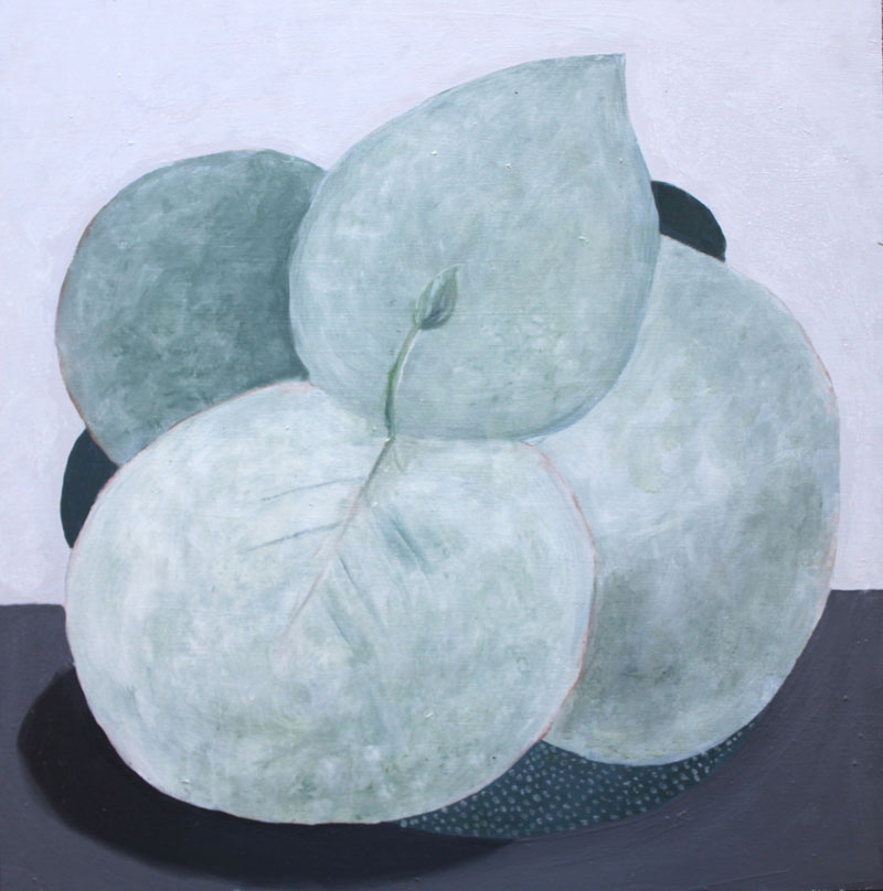 Study-2---Breathing-Leaves_2017_30x30cms_Oil-on-board